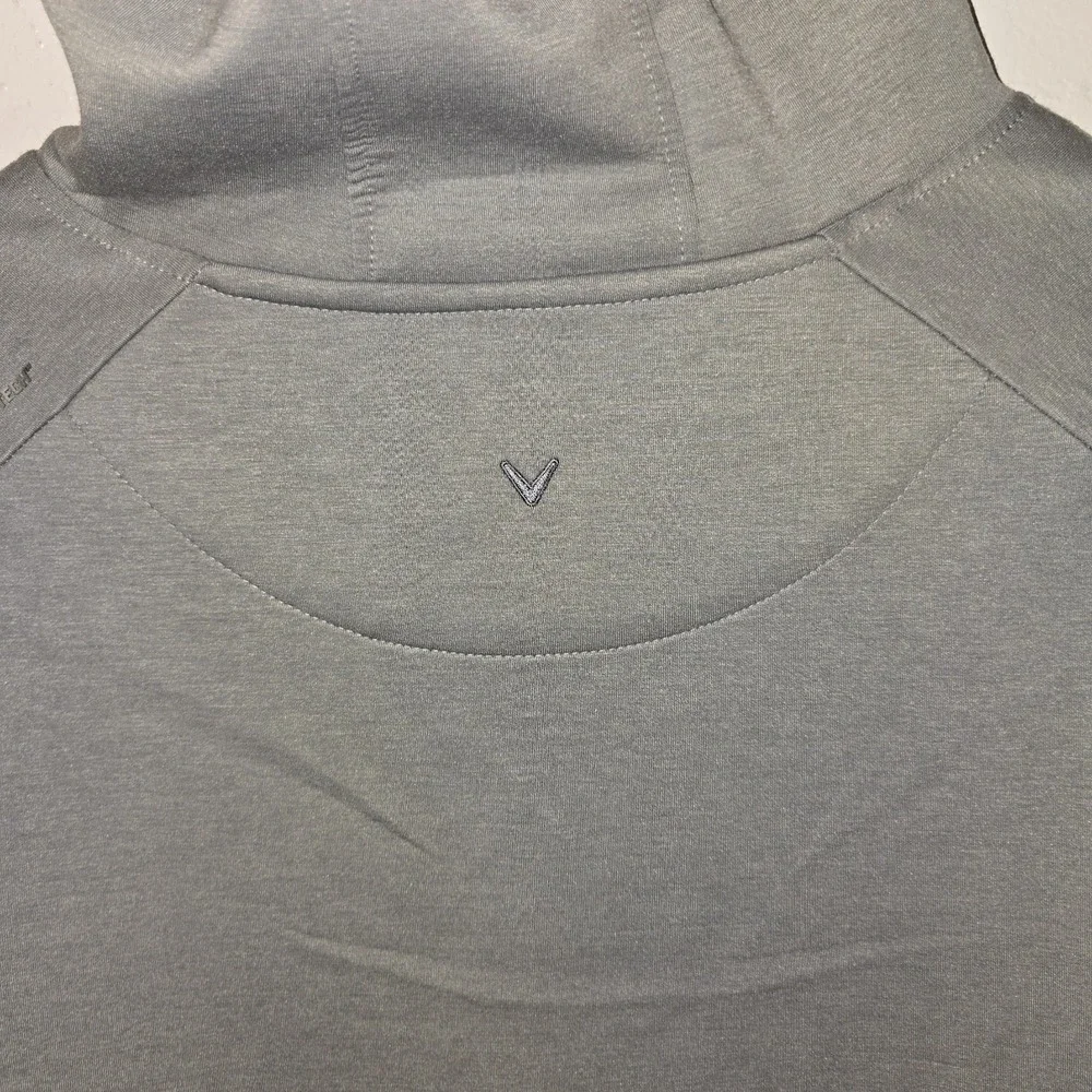 Callaway Quiet Shade HTR Swing Tech Golf Hoodie Large XL Pullover UPF 50‎ Gray